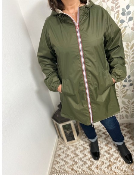 Imperméable réversible