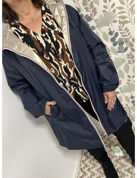 Imperméable réversible