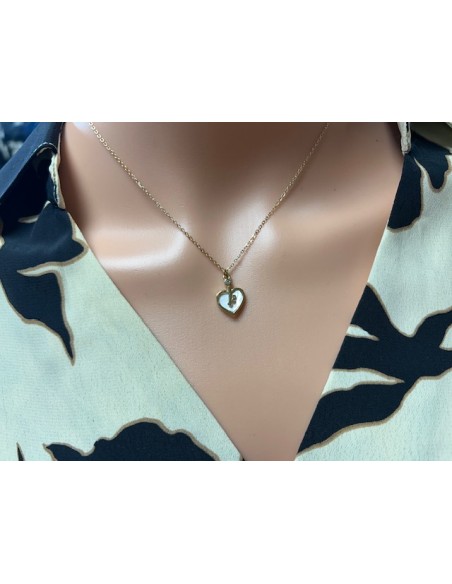 Collier COEUR STRASS